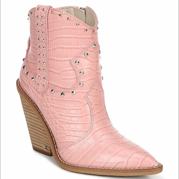Sam Edelman Shoes - Sam Edelman Pink Western Boot